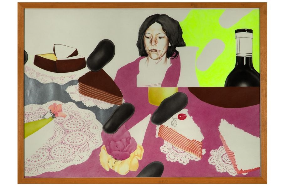 Artwork by Pascale Robert, Sans titre Felt pen and mixed media on paper, Made of Felt pen and mixed media on paper