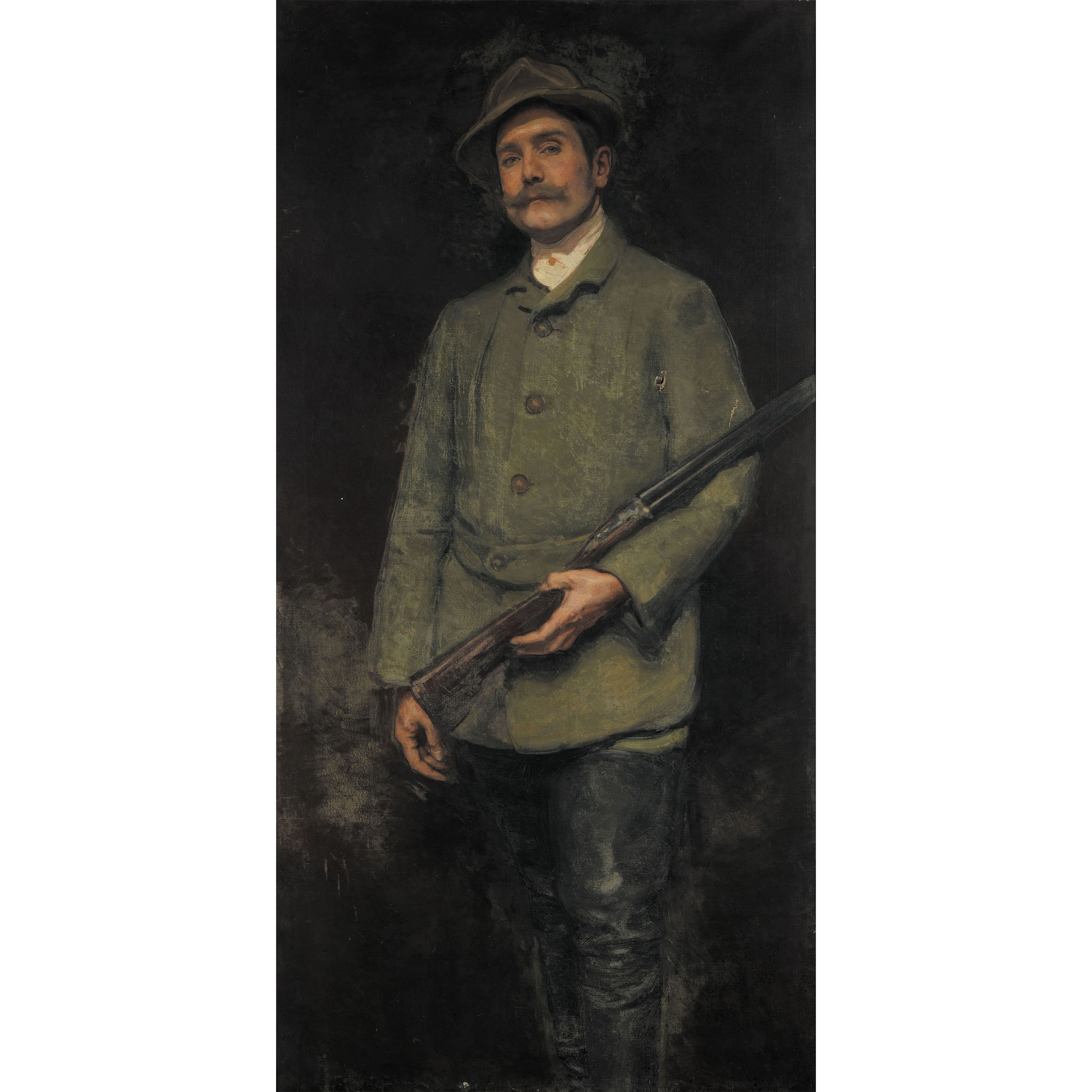 Artwork by Eugène Pascau, Portrait of the Marseillais shipowner Alfred Fraissinet (1855-1927, Made of Oil on canvas
