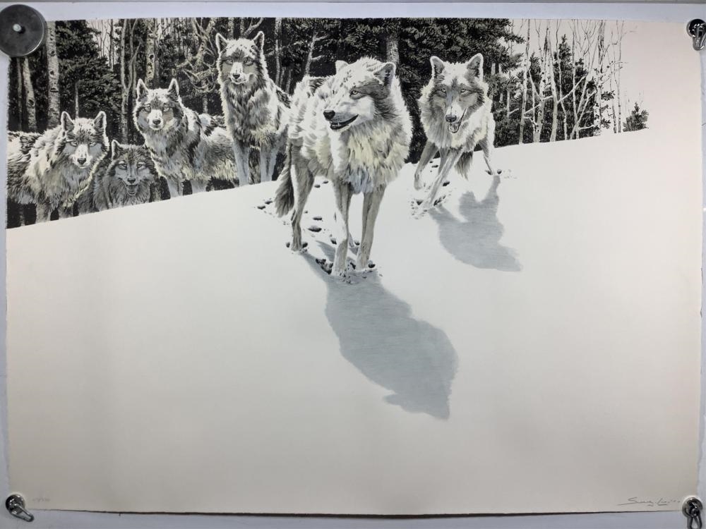 John Seerey-Lester | Edge of The Forest - Timber Wolves | MutualArt