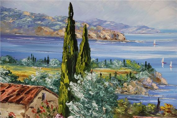 Isabelle Del Moral | Paysage côtier | MutualArt