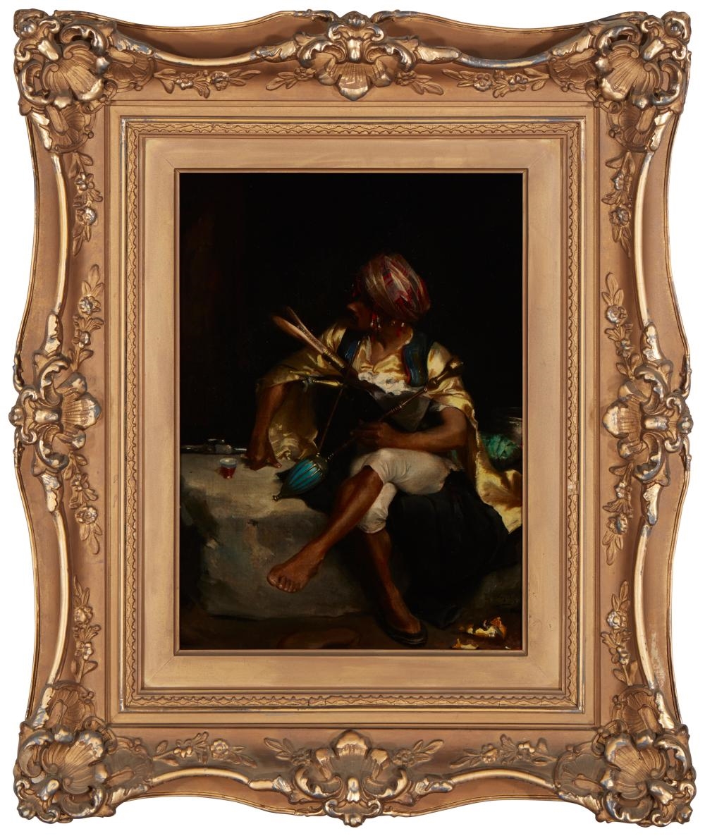 Albert Leon Lebarque | Orientalist male figure | MutualArt