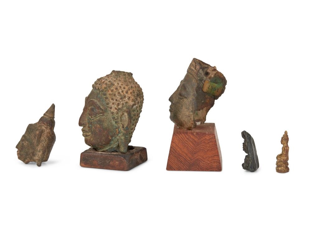 Thai School, 13th Century | A group of Southeast Asian bronze deities ...
