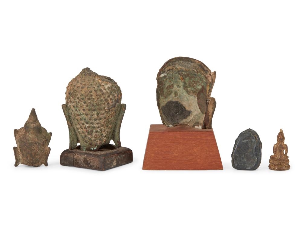 Thai School, 13th Century | A group of Southeast Asian bronze deities ...