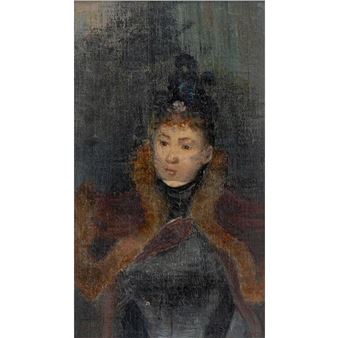 Portrait de femme - Louis Constant Guillaume