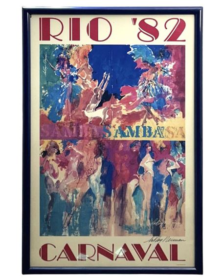 LeRoy Neiman | Signed Leroy Neiman Rio '82 Carnaval Poster | MutualArt