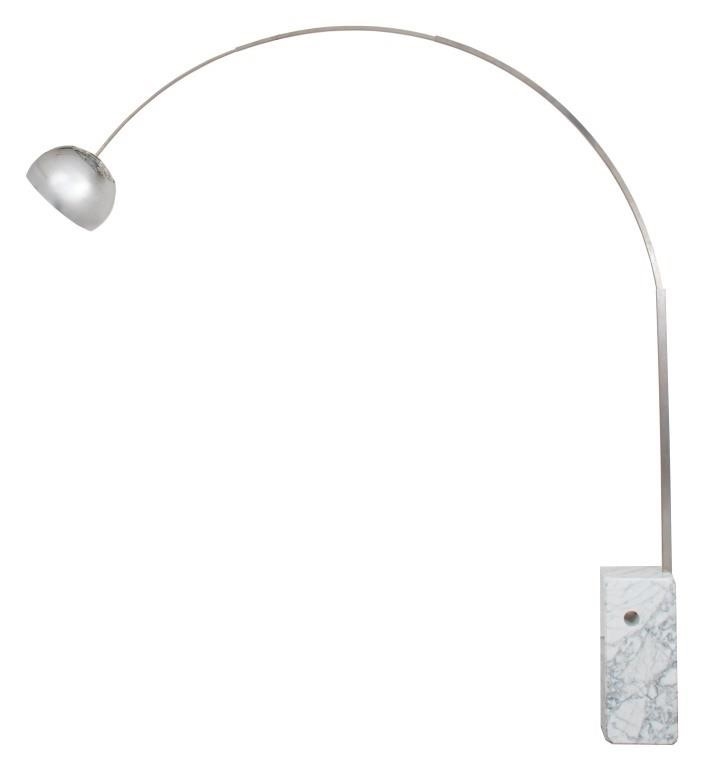 Castiglioni for Flos "Arco" Marble Base Floor Lamp - Achille Castiglioni