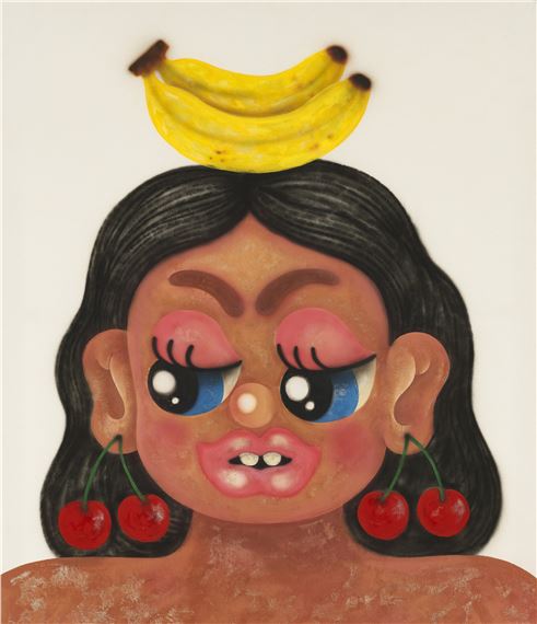 Fruity Babe by Fátima de Juan, Painted in 2021