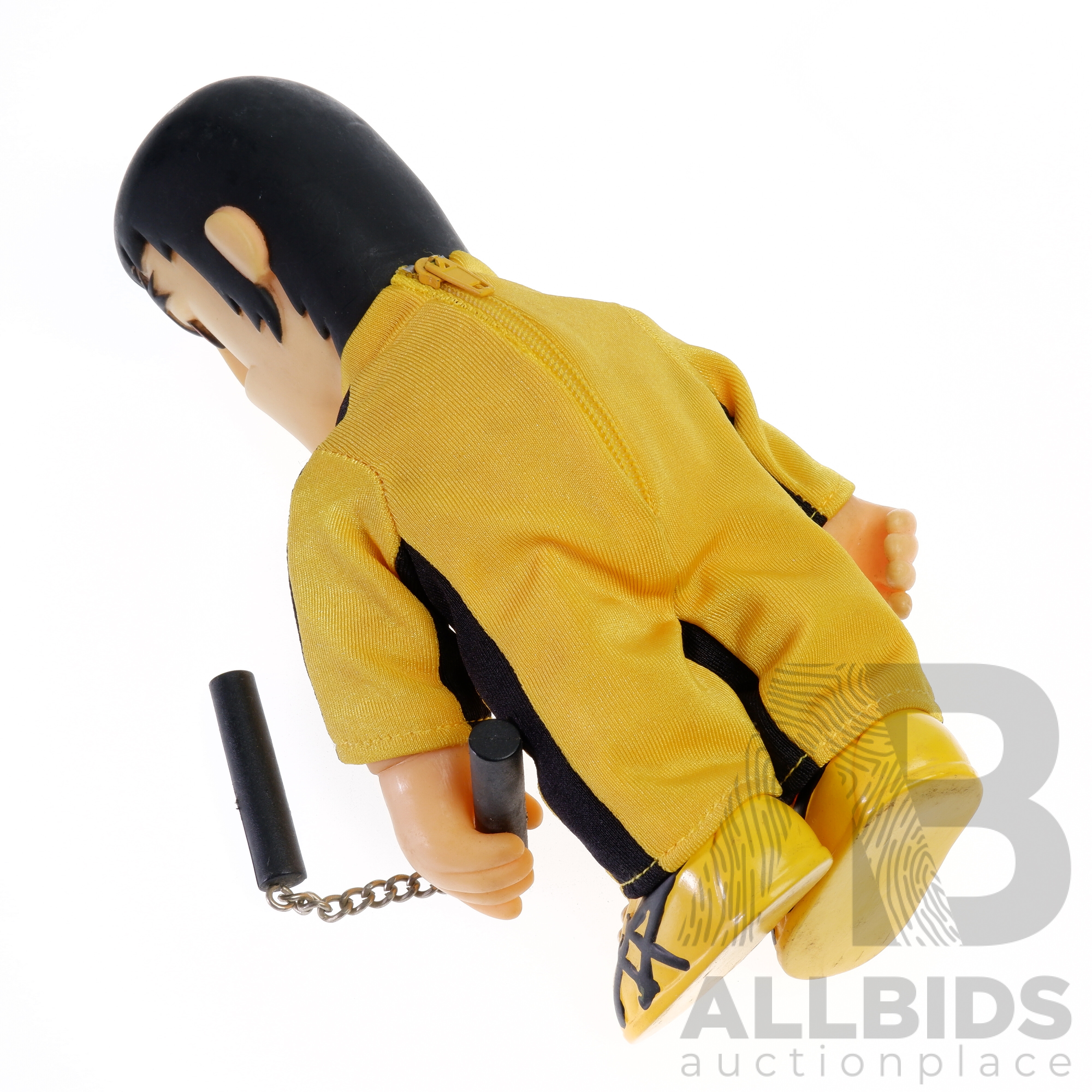 Artwork by Michael Lau, Rare Bruce Lee Vinyl Figure by Hero Productions Game of Death (GOD) Michael Lau, Made of Vinyl