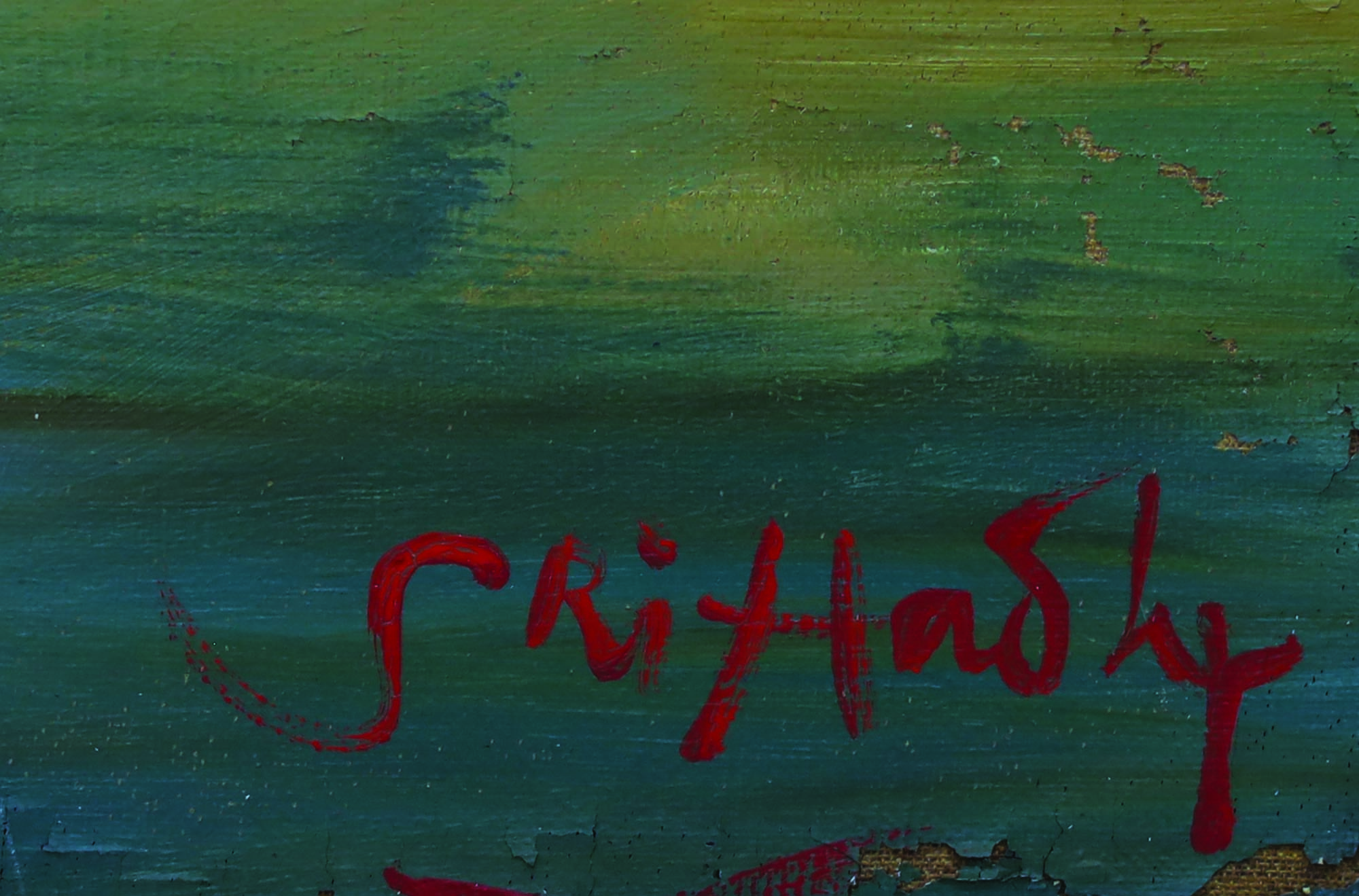 Artwork by Sri Hadhy, Boats, Made of Oil on canvas