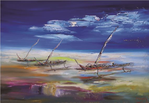 Boats by Sri Hadhy, 1985