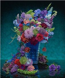 Elaborate Still Lifes Erupt With Vivid Color in Eric Wert’s Oil Paintings