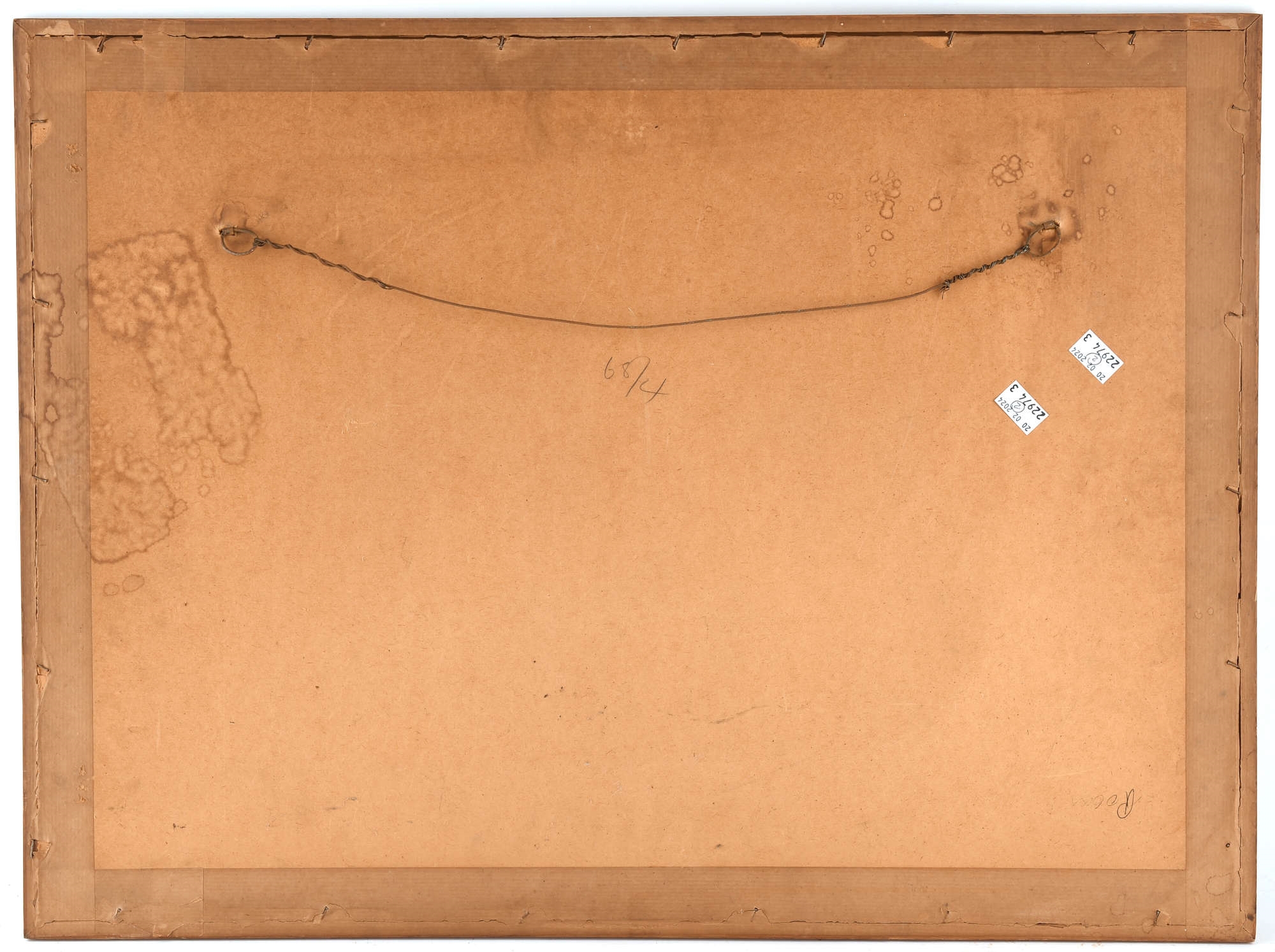 Artwork by Harold Wyllie, H.M.S. Raleigh leading the last Squadron of the Royal Navy ever put to sea under canvas, Made of oil on canvas