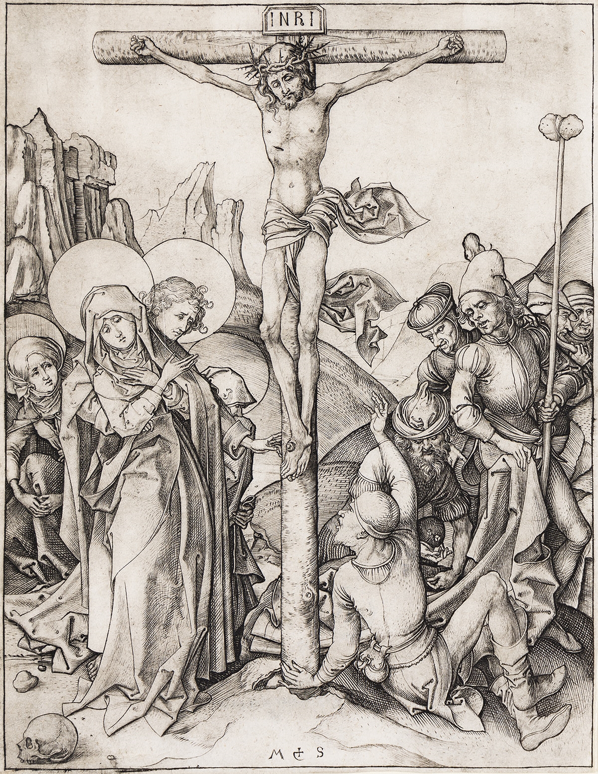 The Crucifixion - Martin Schongauer