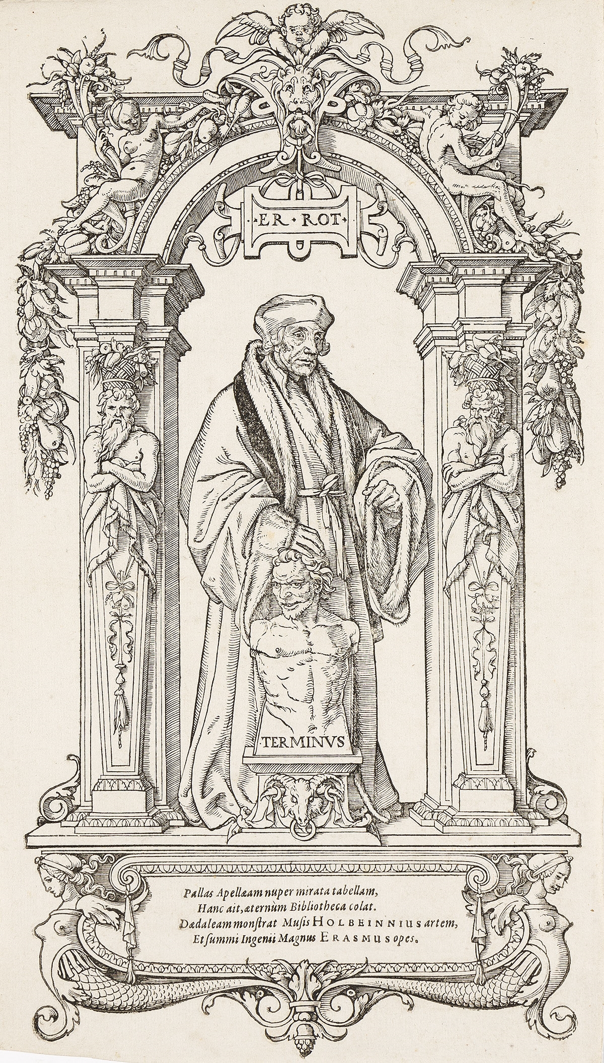 Erasmus of Rotterdam ("im Gehäus") - Hans Holbein the Younger