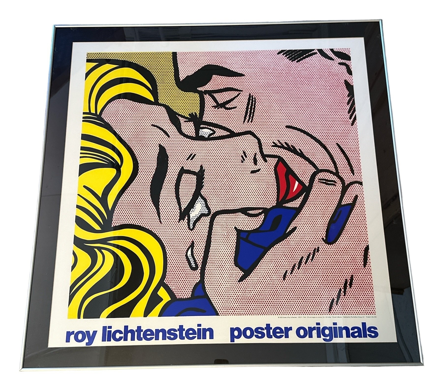 ROY LICHTENSTEIN "The Kiss" 2003 Serigraph - Roy Lichtenstein