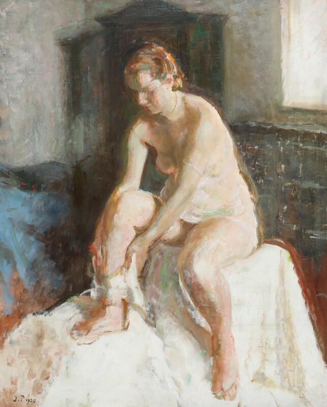 Half naked woman - Julius Paulsen