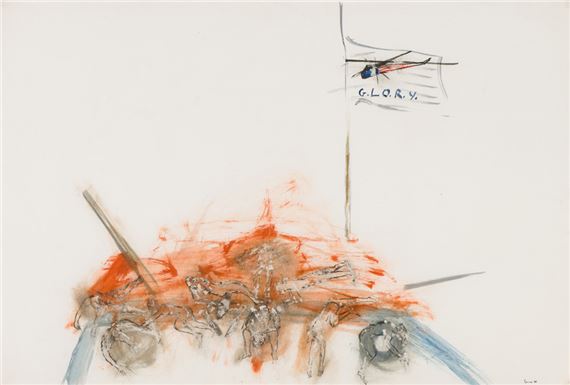 Nancy Spero | Gunship (1966) | MutualArt