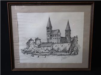 SARROUD Michel. Le vieux Tournus l'Abbaye Saint Philibert - Michel Sarroud