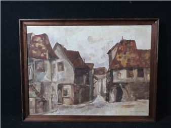 VIAL Marie-France. Rue déserte - Marie Vial