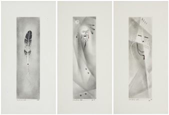 Three works: - Carlis M. Chee