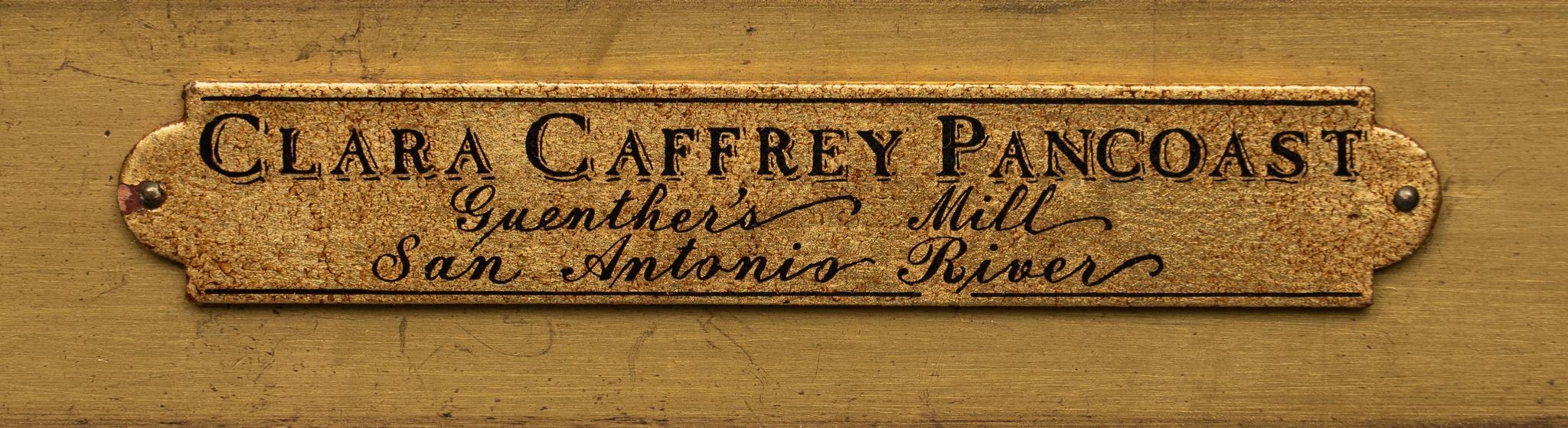 Artwork by Clara Pancoast, Guenther's Mill, Made of oil on panel