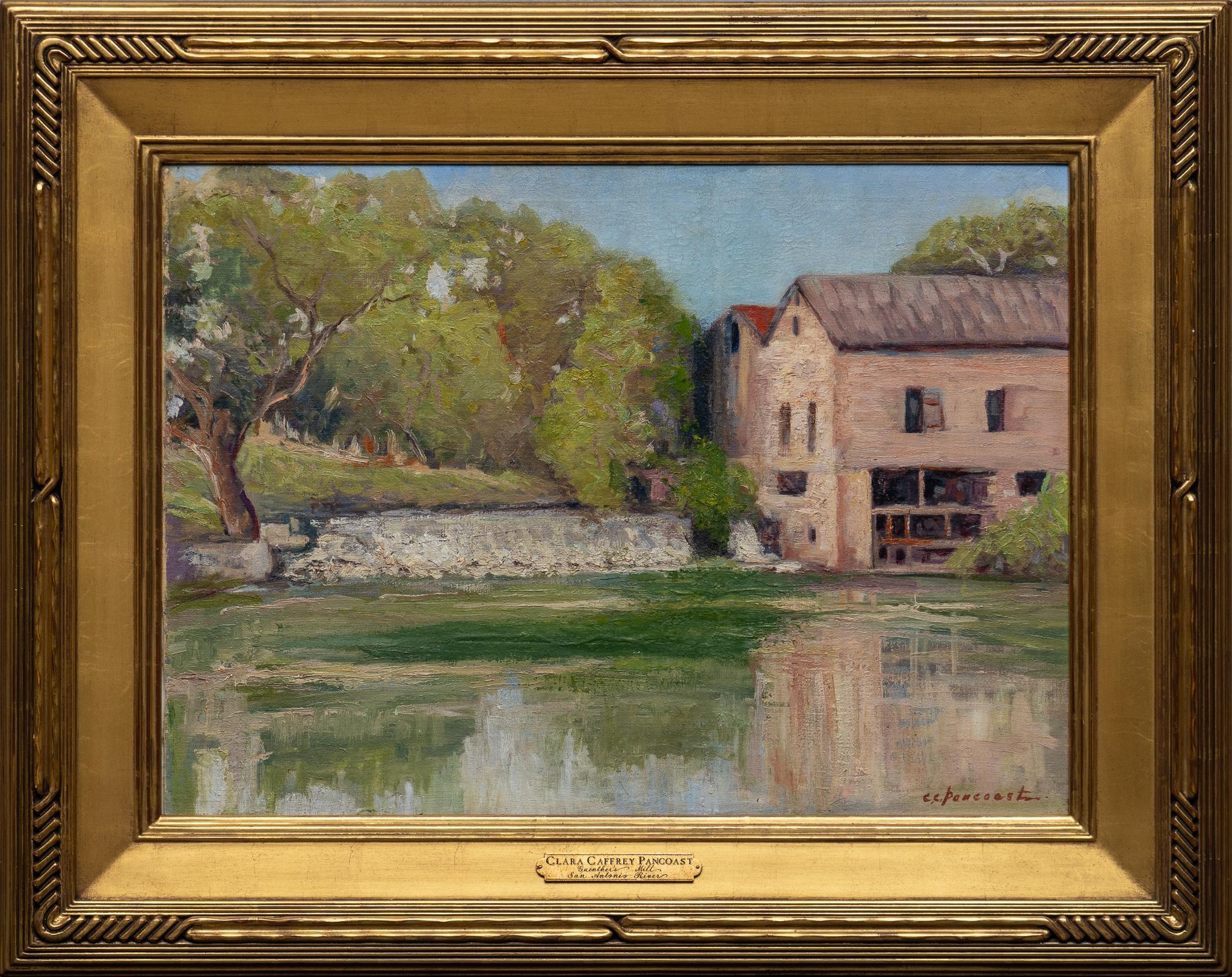 Artwork by Clara Pancoast, Guenther's Mill, Made of oil on panel