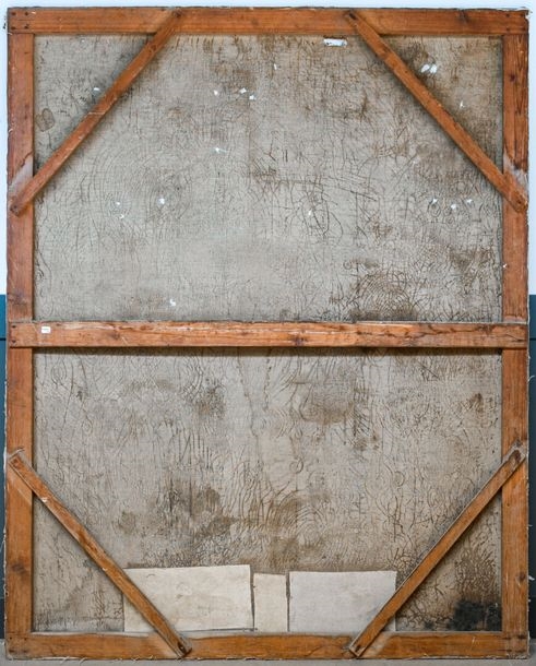 Artwork by Michel Ghislain Stapleaux, A walk in the woods Large, Made of oil on canvas