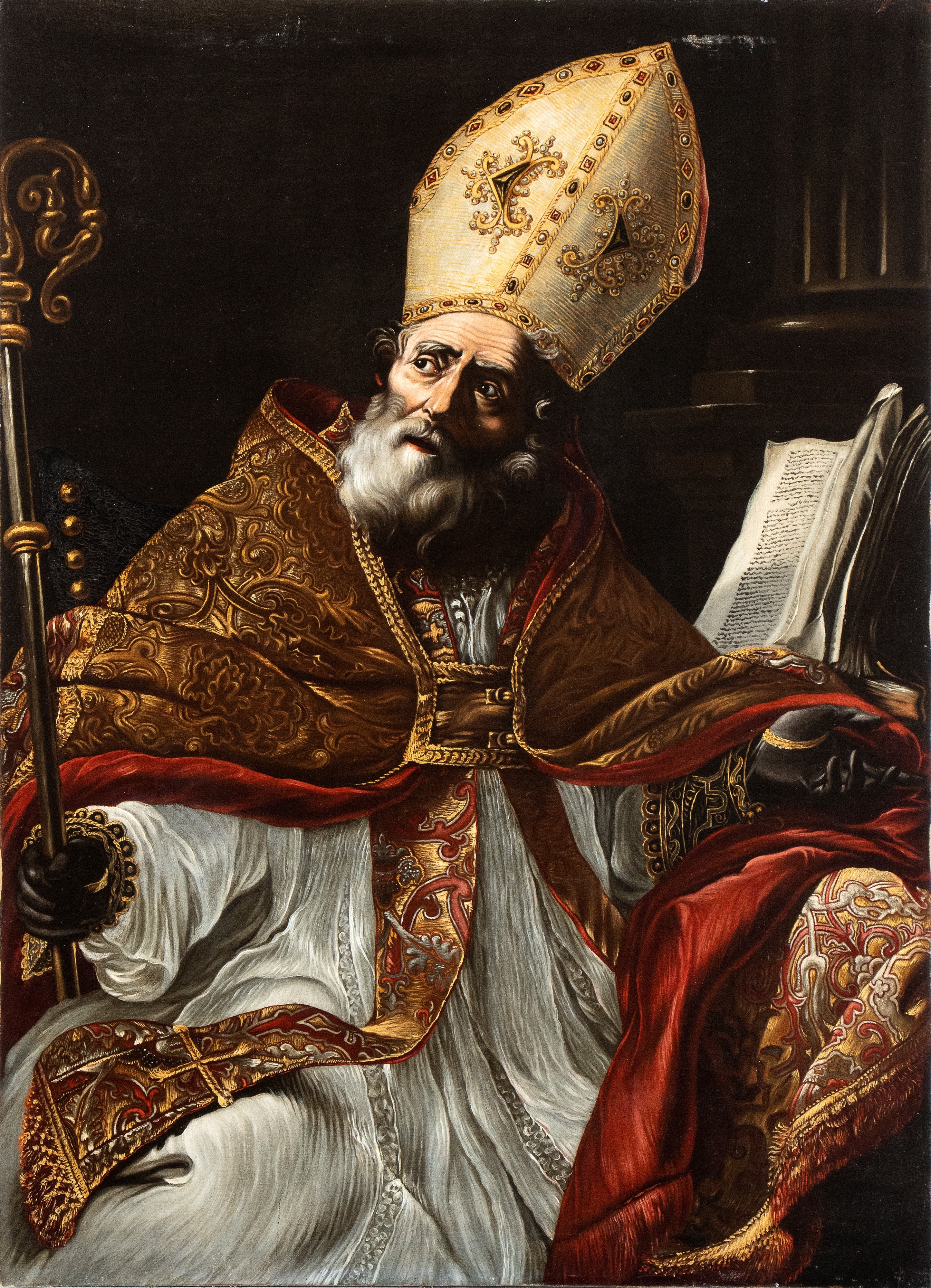 Saint Ambroise Bishop - Mattia Preti
