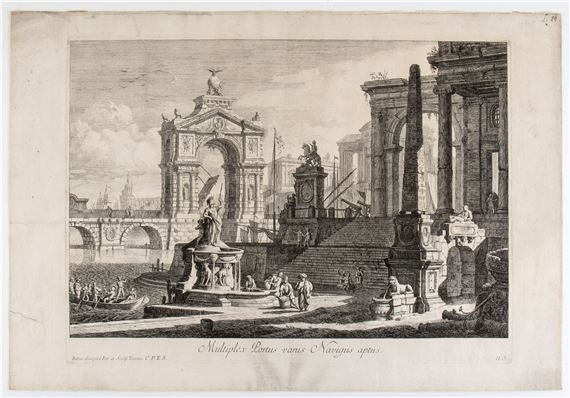 Multiplex Portus varas Navigiis aptus - Pietro Gaspari