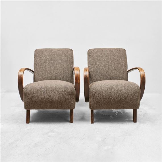ARMCHAIRS by Jindrich Halabala, circa 63