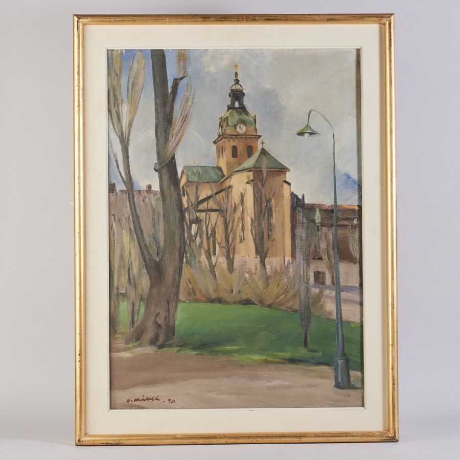 St Jakobskyrkan by Otto Mäkilä, dated 1930