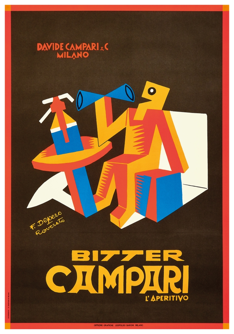 Bitter Campari (later reprint) - Fortunato Depero
