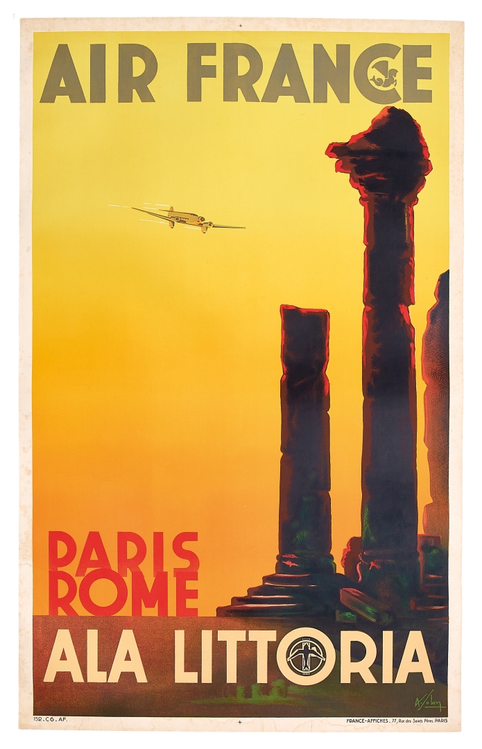 Albert Solon | ALBERT SOLON Air France / Paris Rome 1935 circa (1935 ...