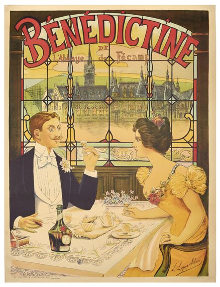 Bénédictine (later reprint) by Lucien Lopez Silva, 1862