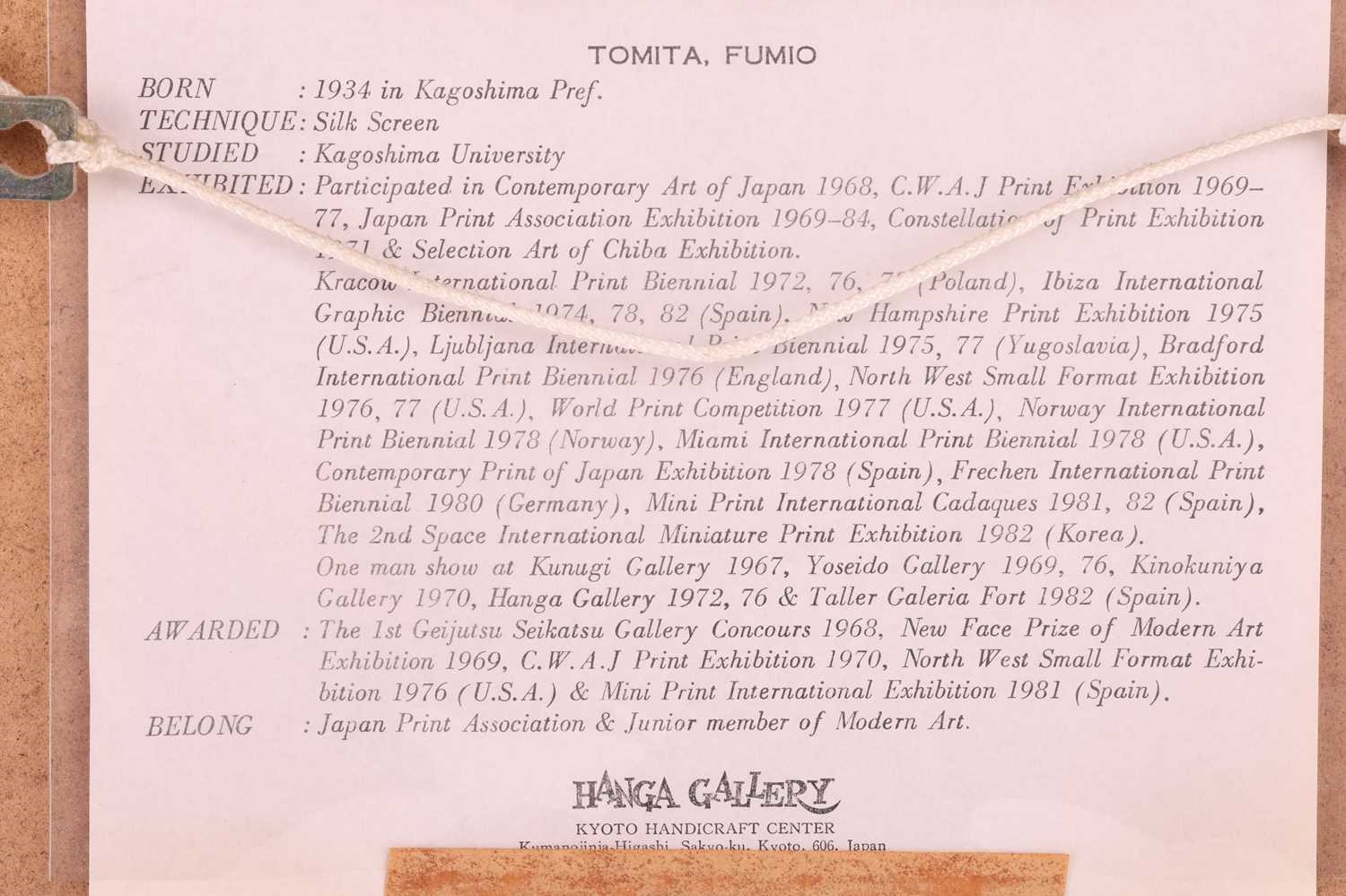 Artwork by Fumio Tomita, 'Pegasus', Made of screenprints