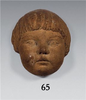 Germaine DESGRANGES-BESNARD (1884-1975) Presumed portrait of Claude Besnard as a child Original terracotta, signed. Height: 16 cm - Germaine Desgranges-besnard