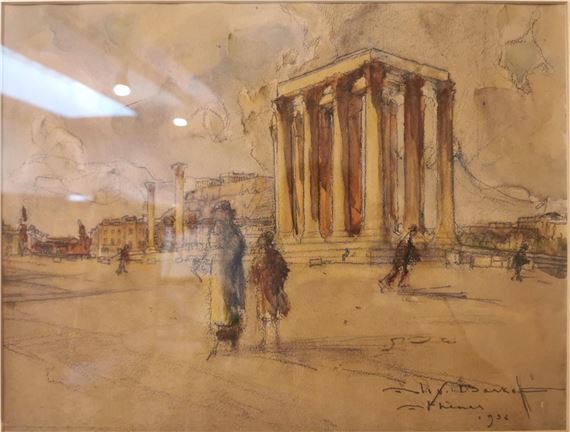 Alexander Barkoff | Greek, (1870-1942), watercolour and pencil on