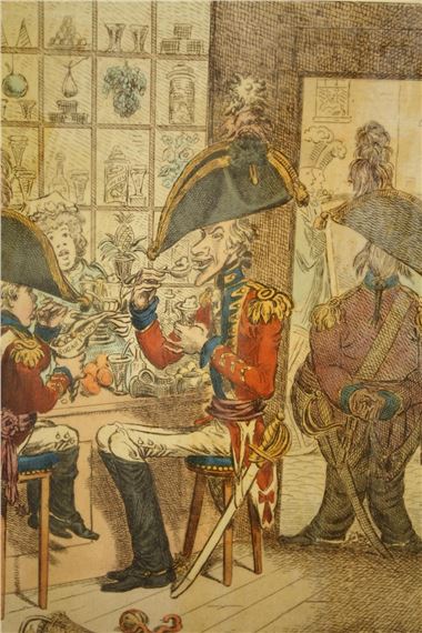 James Gillray | Two 19th century James Gillray prints, framed and