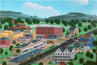 Busy Urban Scene in Congers, New York - Jack Moment