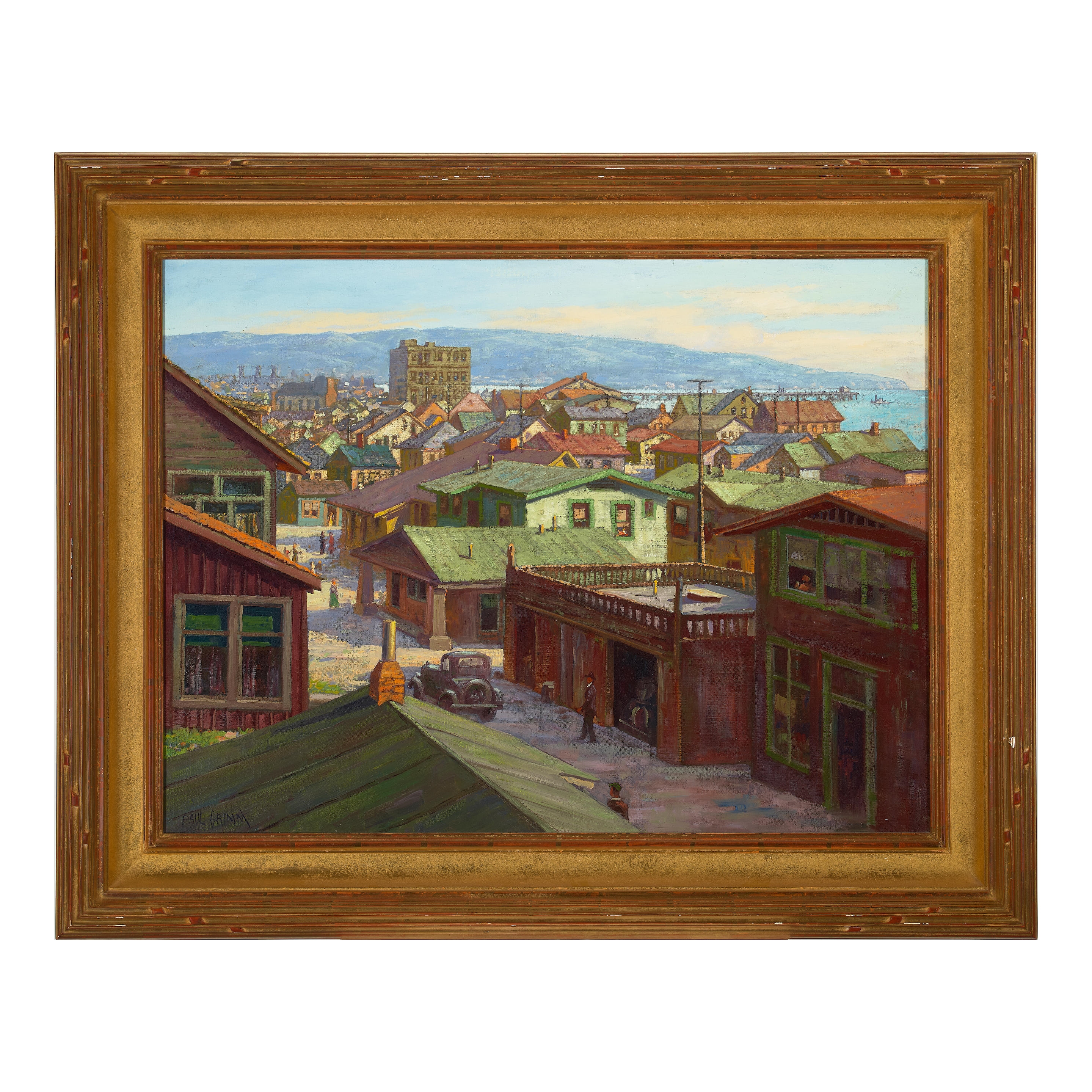 Artwork by Paul Grimm, Hermosa Beach, Made of oil on canvas