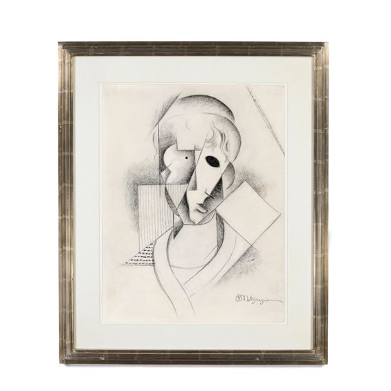 Jean Metzinger | Tête de jeune fille (1913 - 1914) | MutualArt