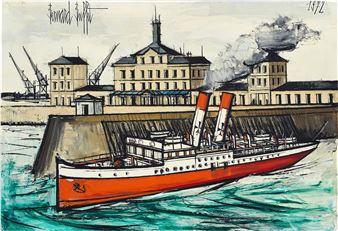 Buffet Bernard | LE HAVRE, LE BASSIN DU COMMERCE 勒哈佛爾，貿易