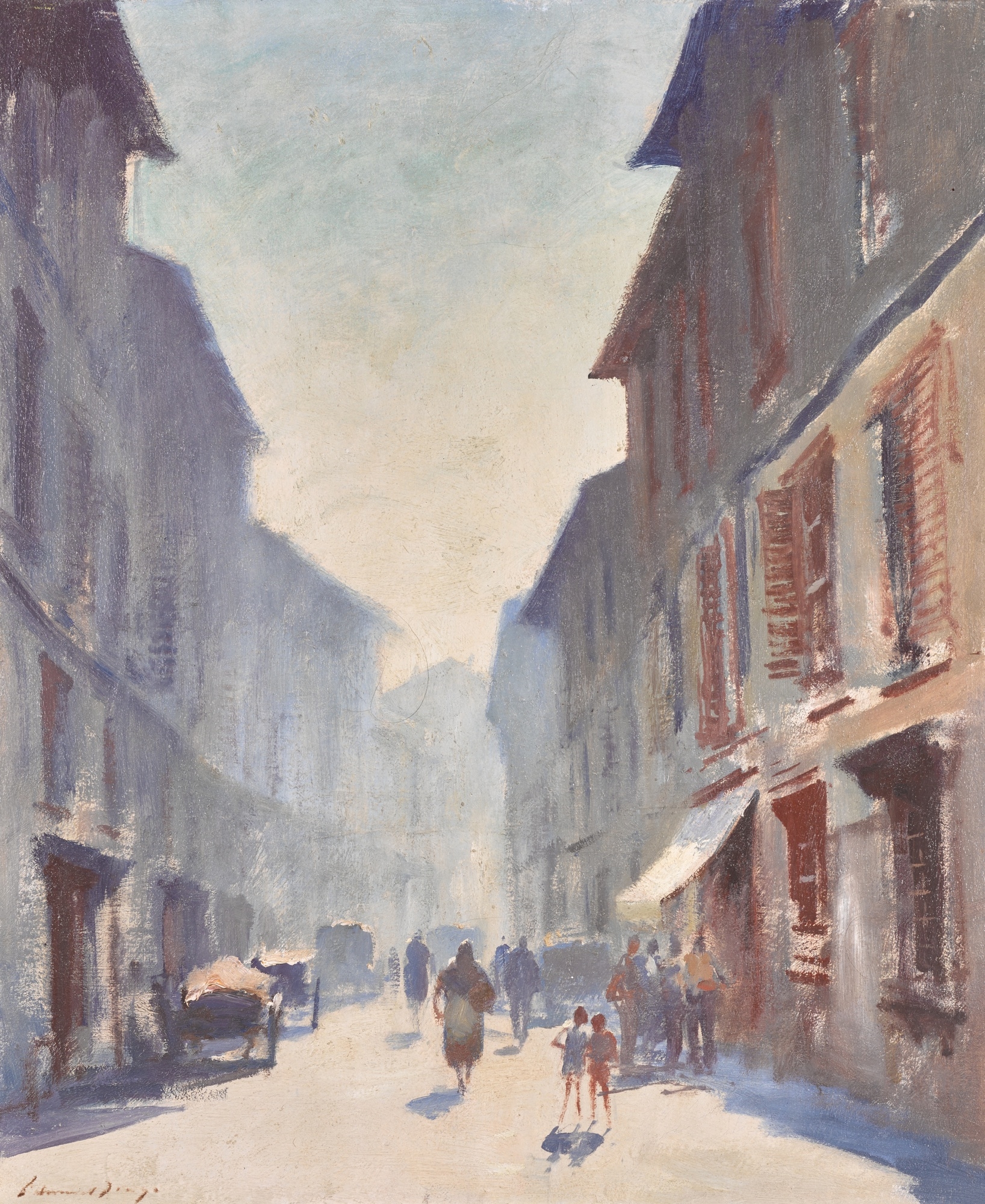 A Street in Rome - Edward Brian Seago