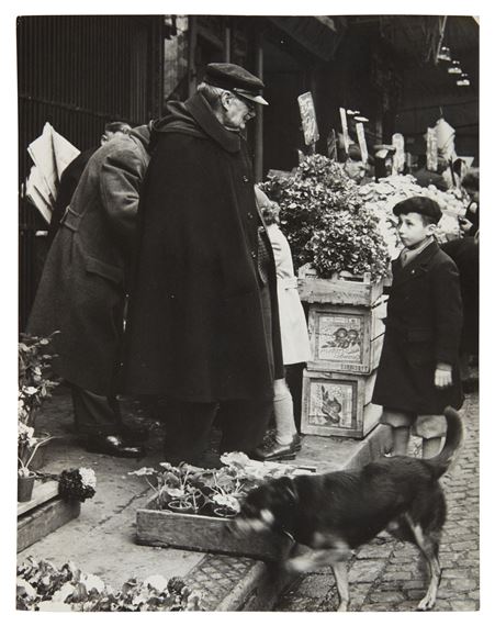 Flower Market, Paris by Gordon Parks, Executed circa 1952