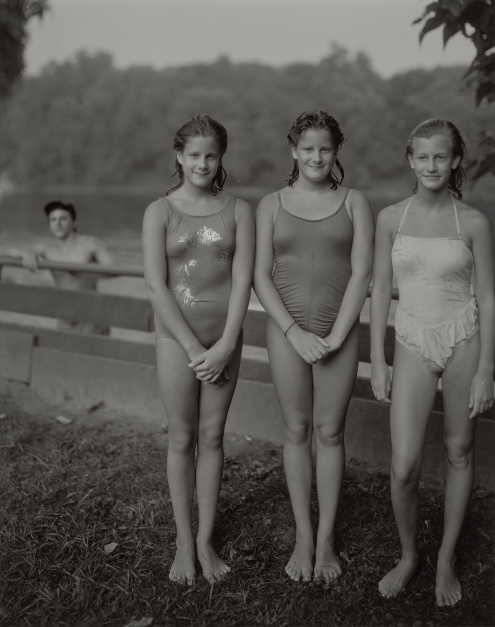 Untitled (from Easton Portraits)' (Three Girls in Bathing Suits - Judith Joy Ross