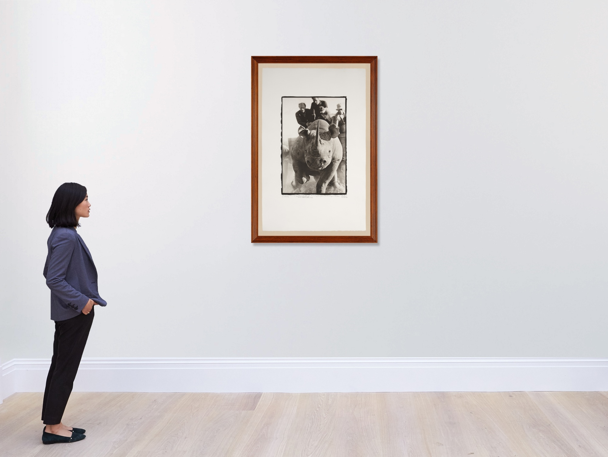 Peter Beard | Rhino Roping with Ken Randall (1964) | MutualArt