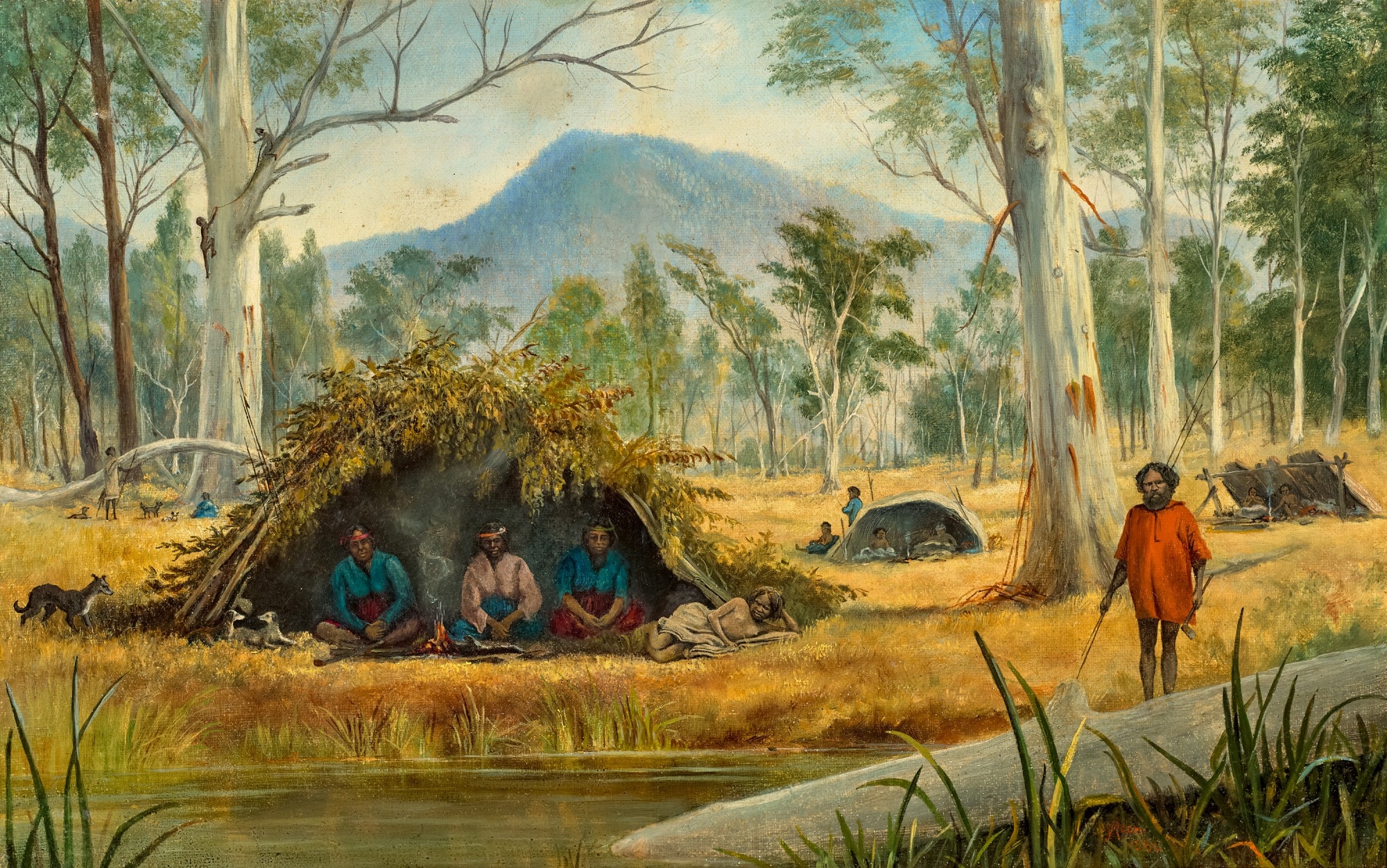 Edward Roper | [ABORIGINAL CAMP, VICTORIA], 1884 (1884) | MutualArt