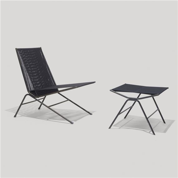 Lounge chair and ottoman by Allan Gould, 1952