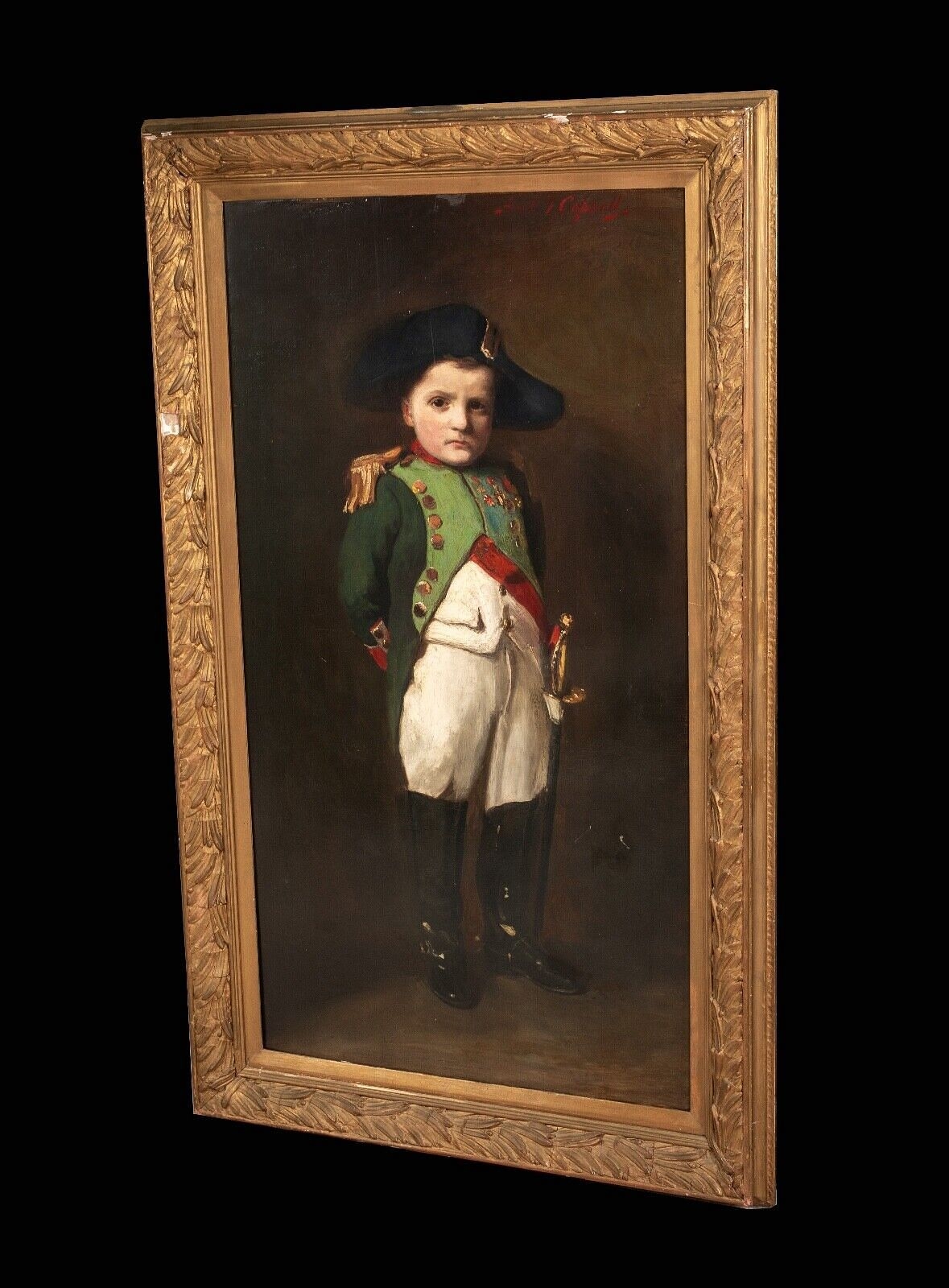Frank Thomas Copnall | PORTRAIT OF A CHILD AS NAPOLEON BONAPARTE OIL ...