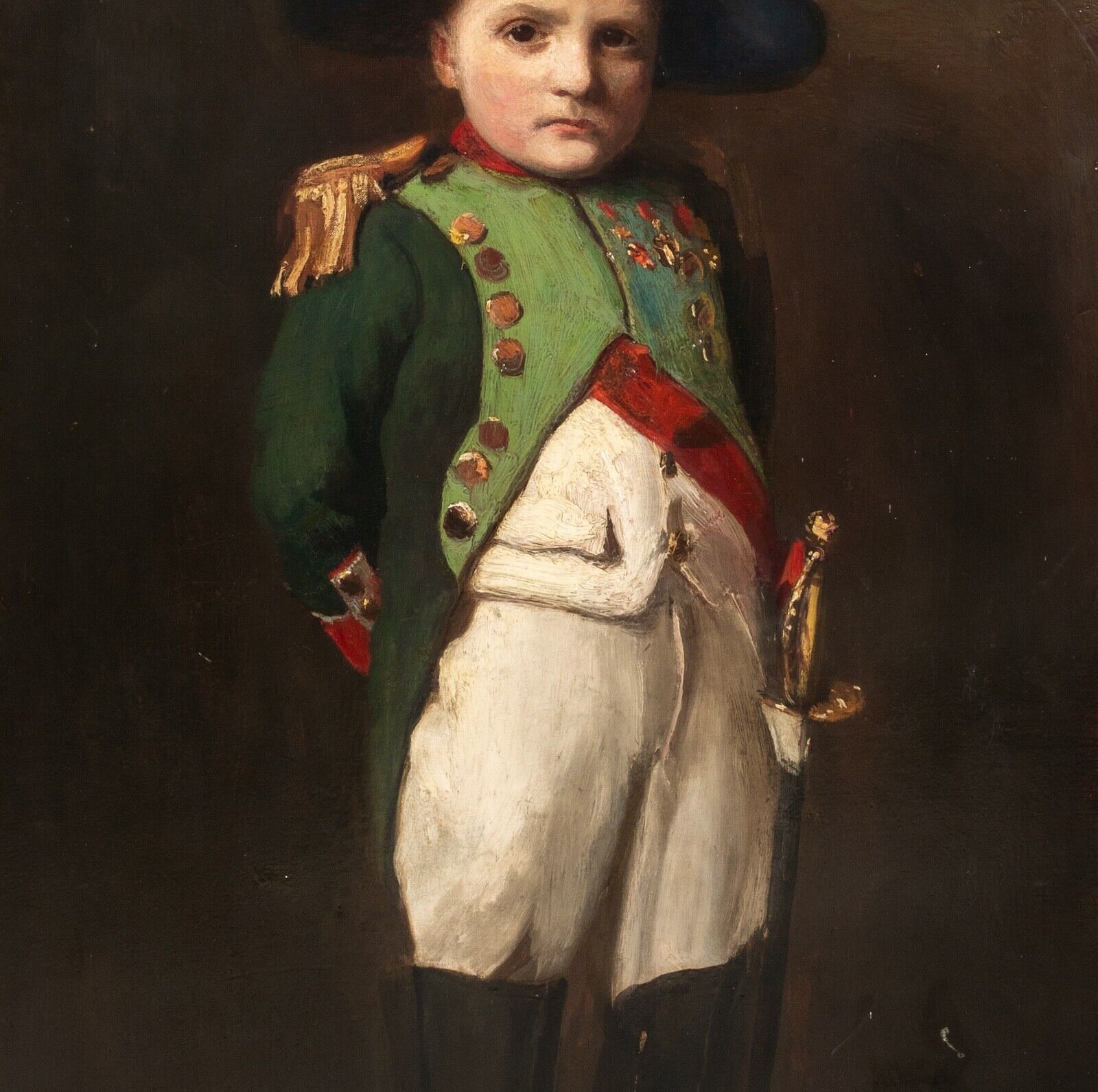 Frank Thomas Copnall | PORTRAIT OF A CHILD AS NAPOLEON BONAPARTE OIL ...